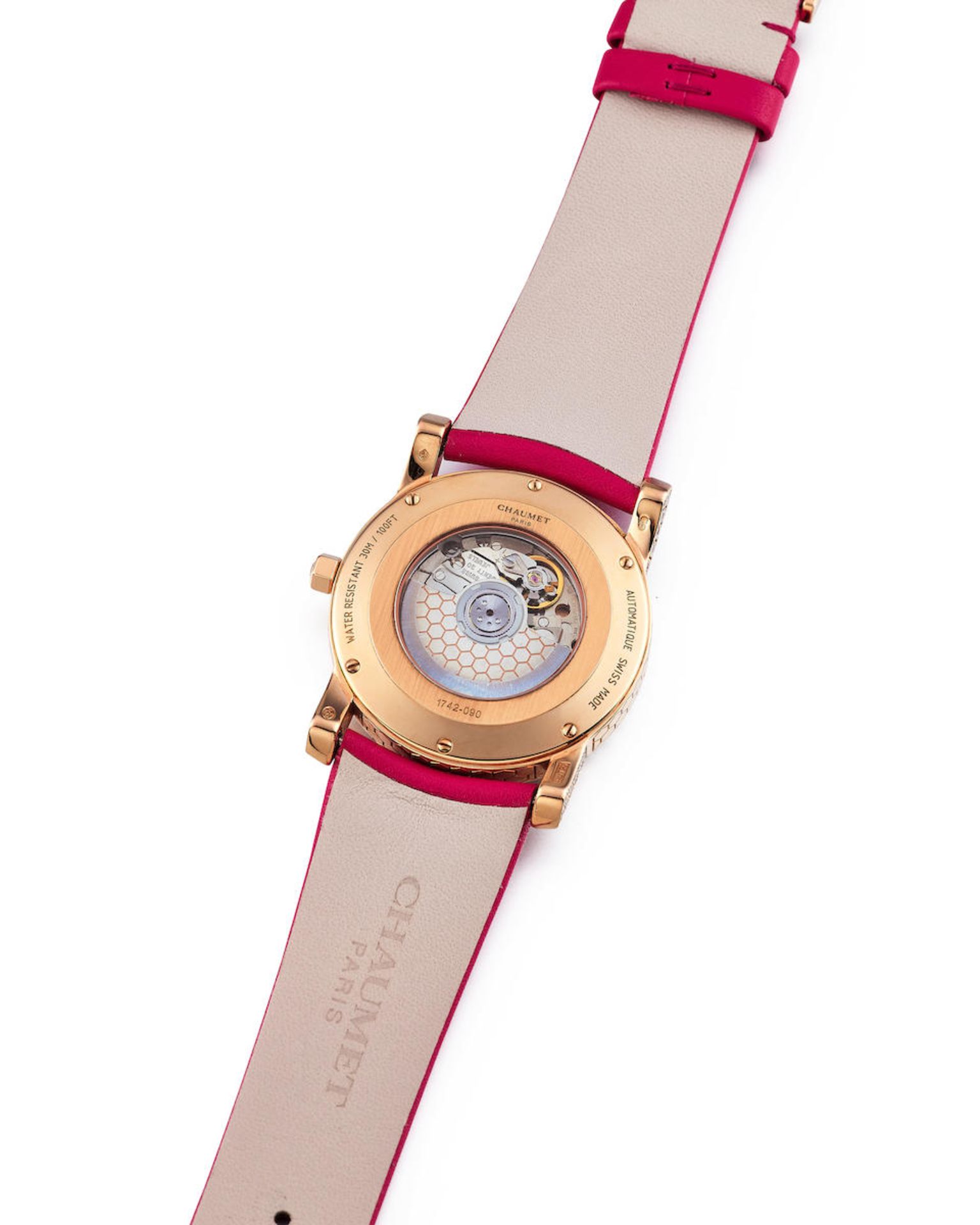 CHAUMET | ATTRAPE-MOI, REF.W16880-23P, A PINK GOLD AND DIAMOND-SET WRISTWATCH, CIRCA 2013 - Bild 2 aus 4