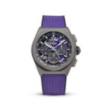 ZENITH | DEFY 21 ULTRAVIOLET, REF.97.9001.9004/80.R922, A TITANIUM 1/100TH CHRONOGRAPH WRISTWATC...