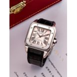 [NO RESERVE] CARTIER | SANTOS 100, REF.2878, A STAINLESS STEEL WRISTWATCH, CIRCA 2008