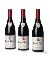 Clos de Vougeot 2018, Denis Mortet (2) Chambolle Musigny, Aux Beaux Bruns 2018, Denis Mortet (1)