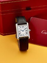 [NO RESERVE] CARTIER | TANK MUST, REF.WSTA0041, A STAINLESS STEEL WRISTWATCH, CIRCA 2021