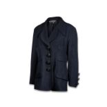 CHANEL: NAVY JACKET WITH CC BUTTONS (Includes clothes-hanger)