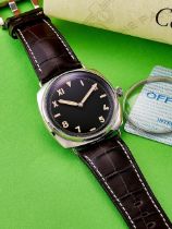 PANERAI | 3 DAYS ORO BIANCO, REF.PAM00376, A LIMITED EDITION WHITE GOLD WRISTWATCH WITH CALIFORN...