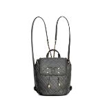 CHANEL: BLACK CAVIAR QUILTED FILIGREE BACKPACK WITH GOLD TONED HARDWARE (Includes original dust ...