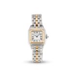 [NO RESERVE] CARTIER | PANTHÈRE, REF.112000R, A STAINLESS STEEL AND YELLOW GOLD BRACELET WA...