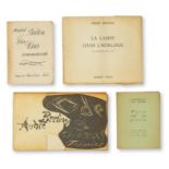 ANDR&#201; BRETON (1896-1966) Ensemble de 4 livres