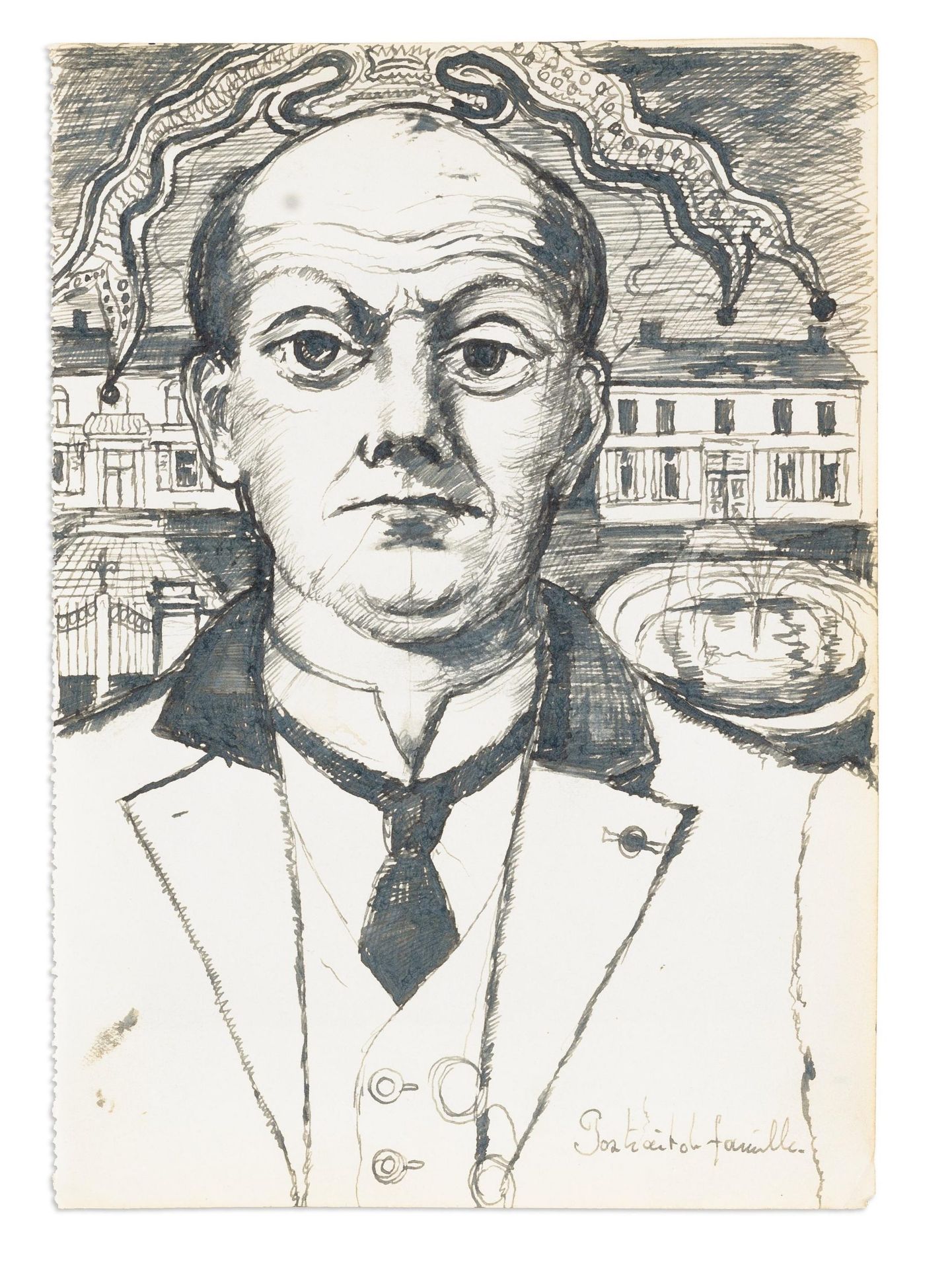PAUL DELVAUX (1897-1994) Portrait de Famille