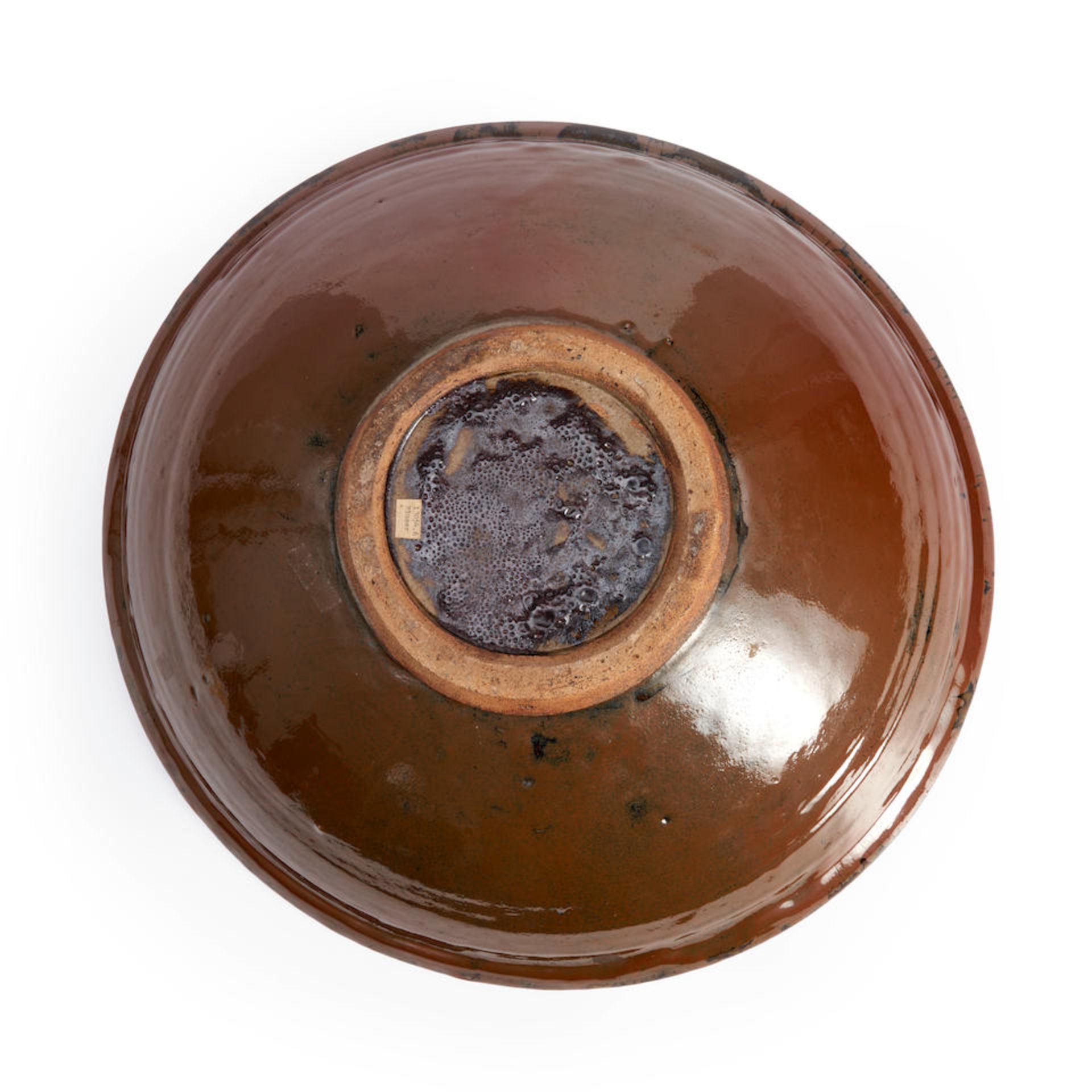 SHOJI HAMADA (1894-1978) A BROWN-GLAZED STONEWARE CHARGER - Image 2 of 3