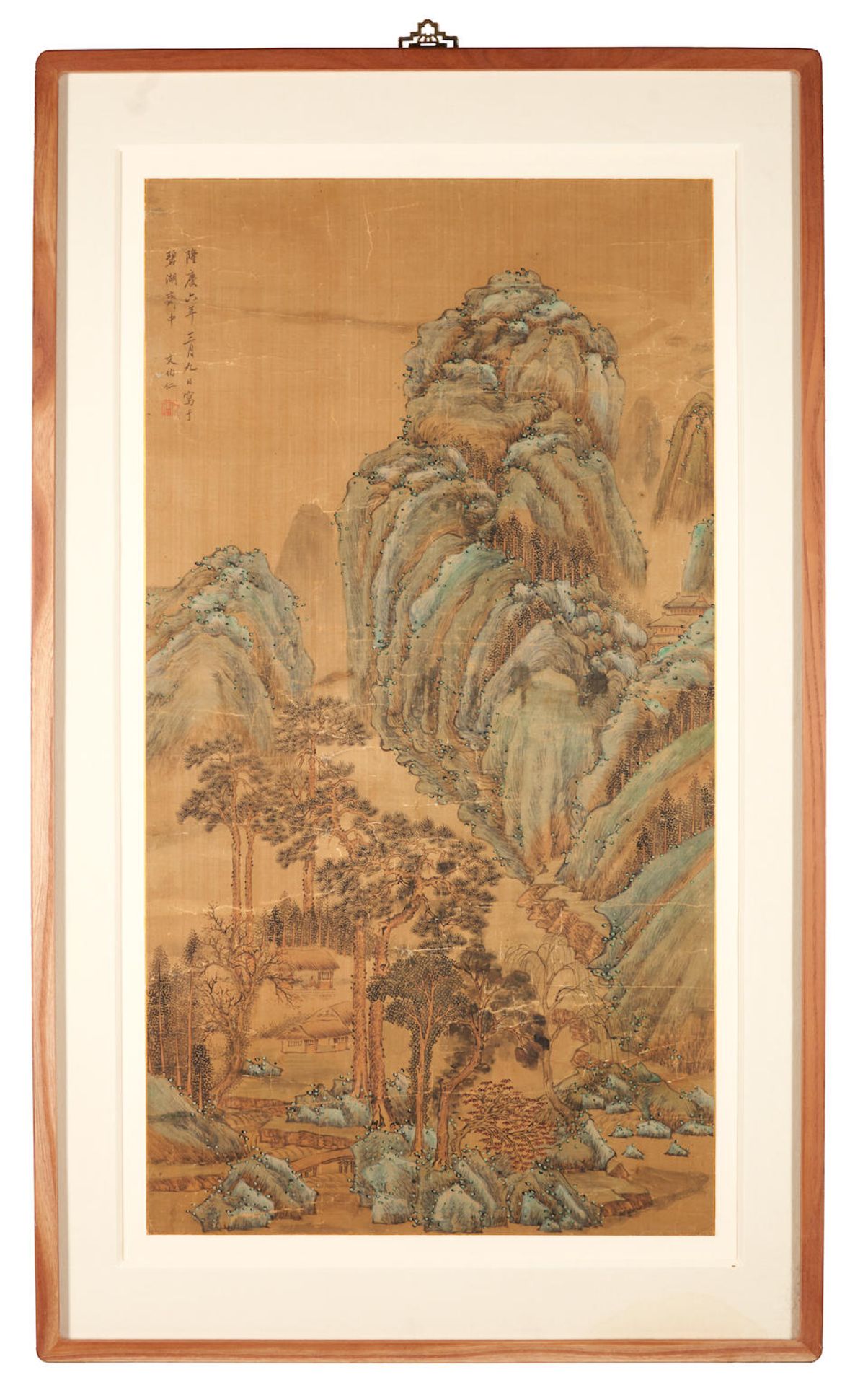 AFTER WEN BOREN (1502-1575) MOUNTAIN-AND-WATER LANDSCAPE - Image 3 of 3