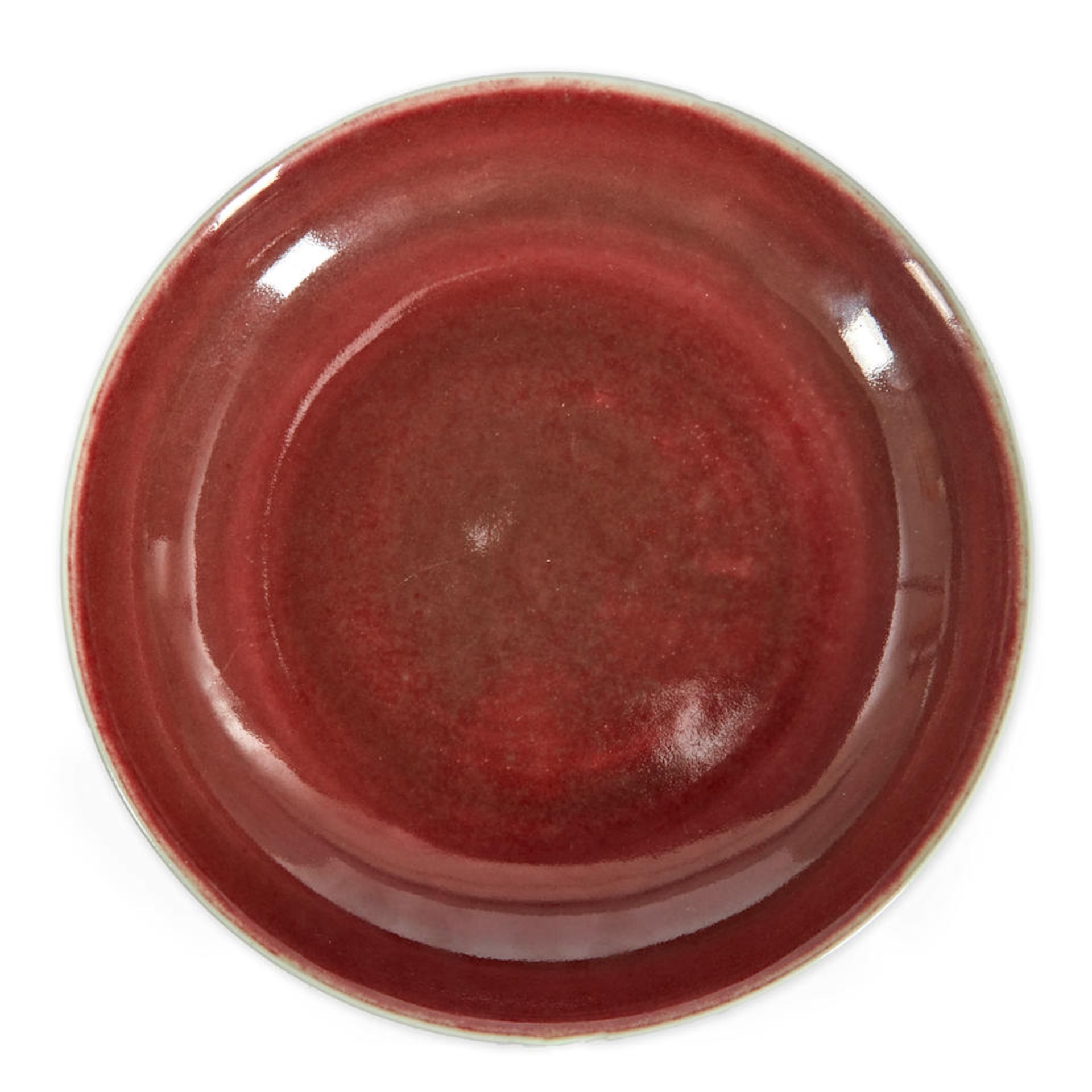 A COPPER RED-GLAZED DISH - Bild 3 aus 3