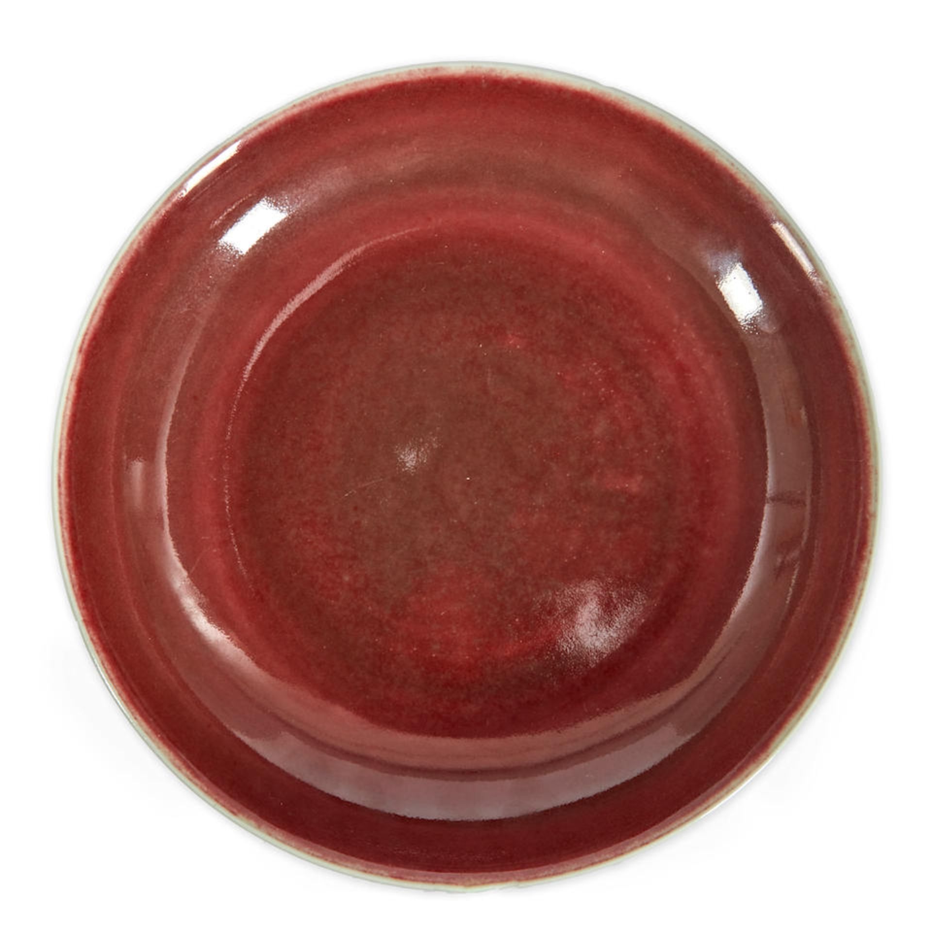 A COPPER RED-GLAZED DISH - Image 3 of 3