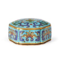 A CLOISONNE BOX