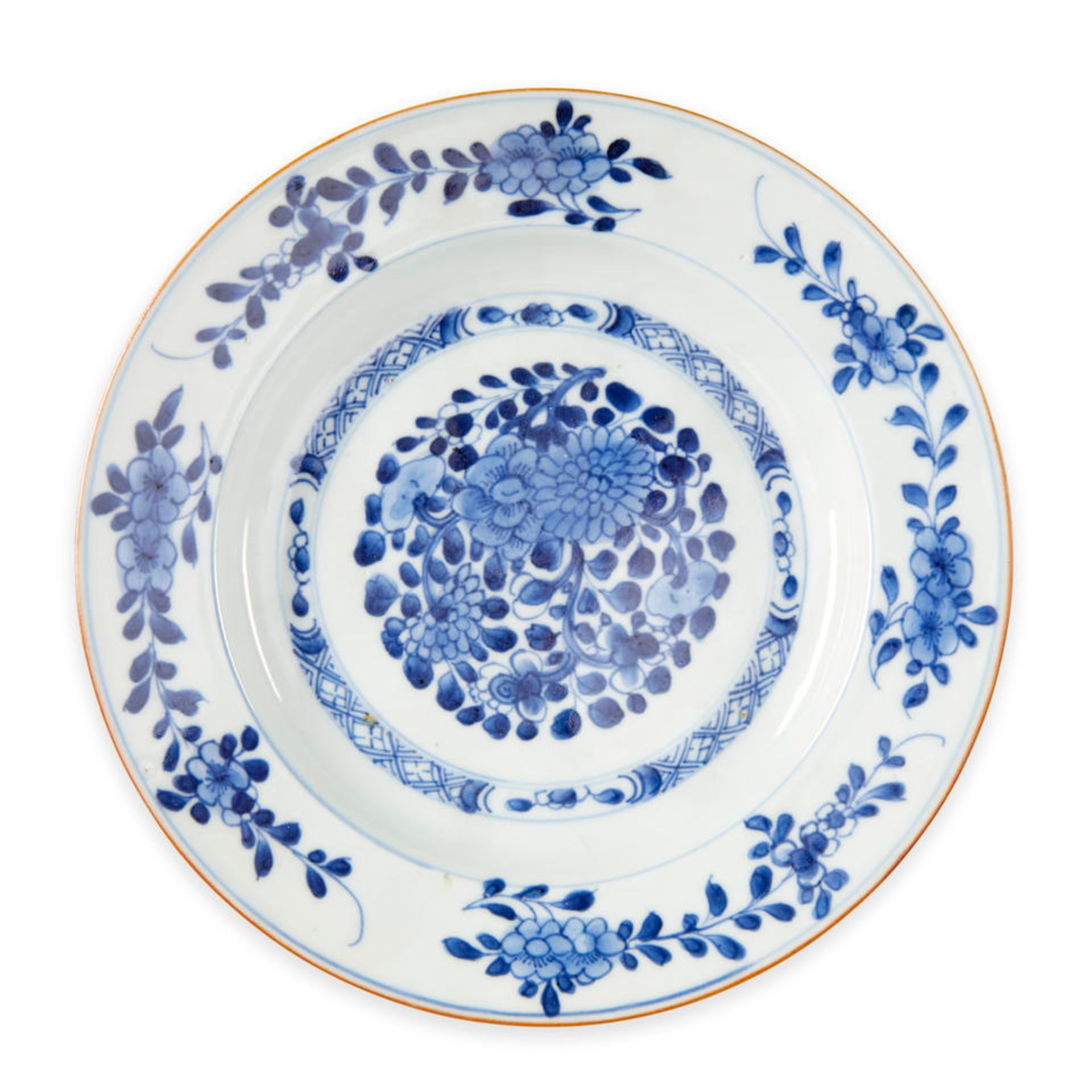 SIXTEEN EXPORT BLUE AND WHITE DISHES - Image 3 of 5