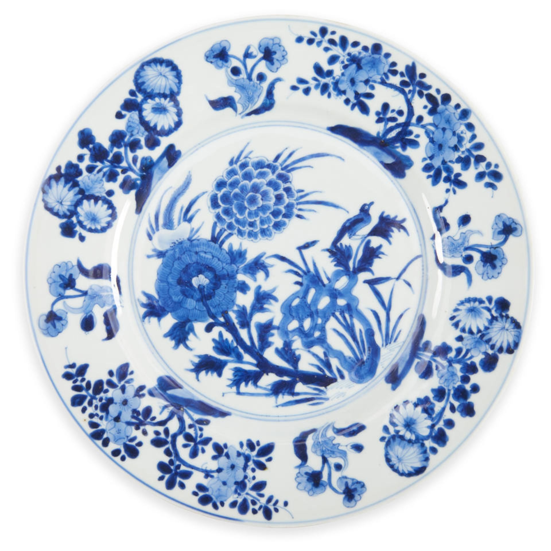 SIXTEEN EXPORT BLUE AND WHITE DISHES - Image 5 of 5