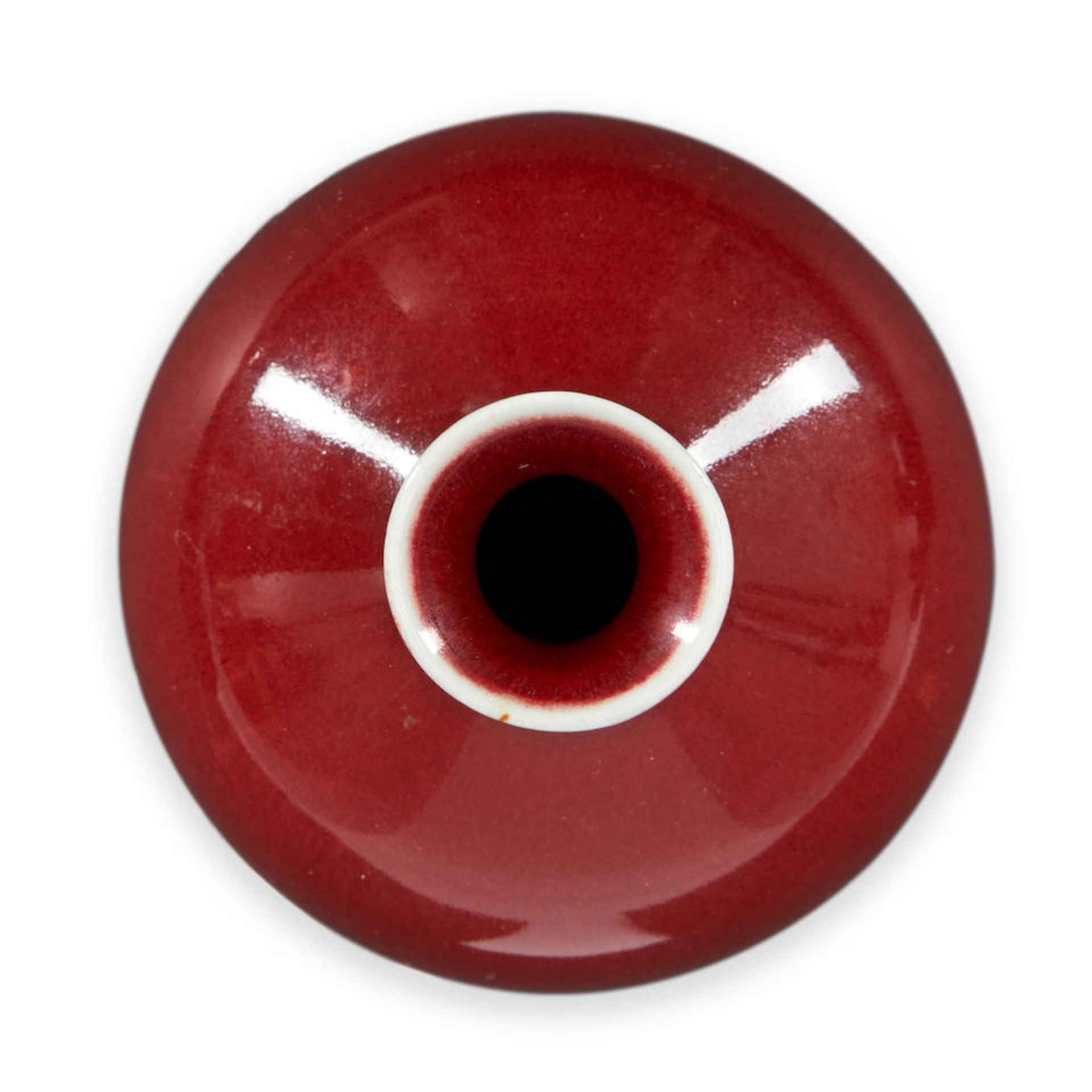 A COPPER RED-GLAZED VASE - Bild 3 aus 4