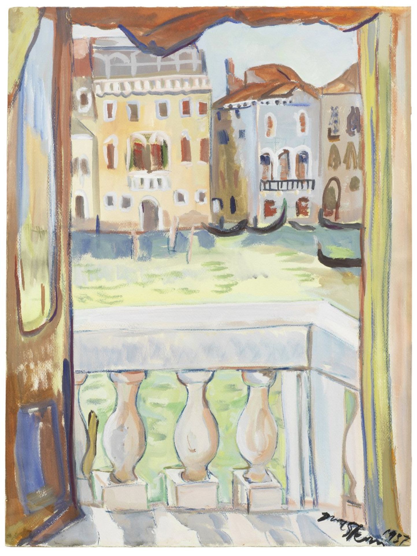 Irma Stern (South African, 1894-1966) Venice, 1937 (framed)