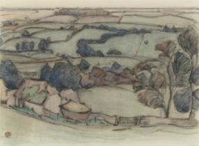 Robert Polhill Bevan (British, 1865-1925) In the Upper Culm Valley (Executed in 1916)