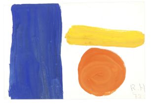 Roger Hilton (British, 1911-1975) Untitled (Blue, Yellow, Red)