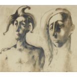 John Minton (British, 1917-1957) Harlequin (unframed)