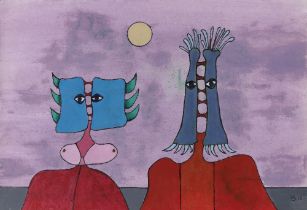 Desmond Morris (British, born 1928) The Couple (unframed)