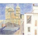 Edward Bawden R.A. (British, 1903-1989) Frascati, The Cathedral
