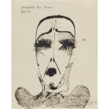 Edward Burra (British, 1905-1976) Sketch of a Woman