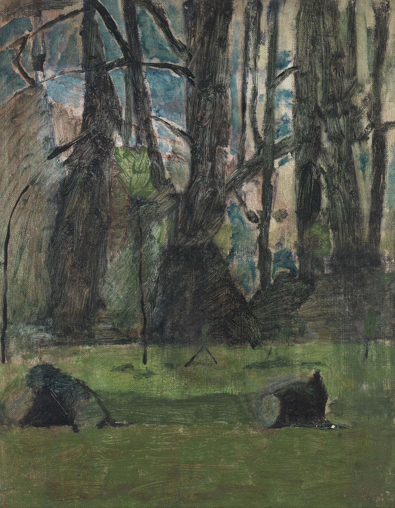 Piotr Potworowski (Polish, 1898-1962) Landscape (Executed circa the early 1950s)