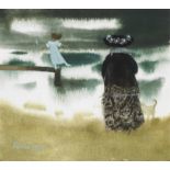 Mary Fedden R.A. (British, 1915-2012) On the Beach