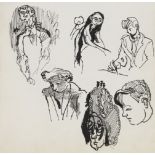 Keith Vaughan (British, 1912-1977) Figure Studies (Executed circa 1950)