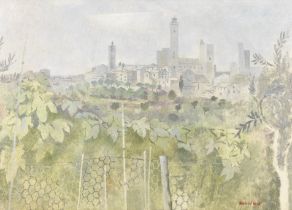 Reginald Brill (British, 1902-1974) San Gimignano