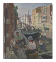 Adrian Paul Allinson (British, 1890-1959) Venetian Siesta (unframed)