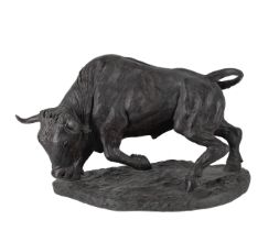 Enzo Plazzotta (Italian, 1921-1981) The Bull (Conceived in 1978, cast in 1981)