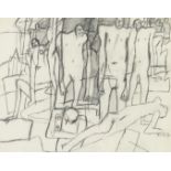 Keith Vaughan (British, 1912-1977) Crowd of Figures
