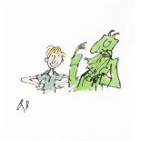Sir Quentin Blake (British, born 1932) James and the Giant Green Grasshopper (together with a fu...
