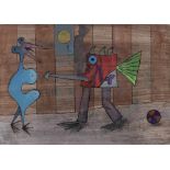 Desmond Morris (British, born 1928) The Flash Point (unframed) (Completed 18 January 2012)