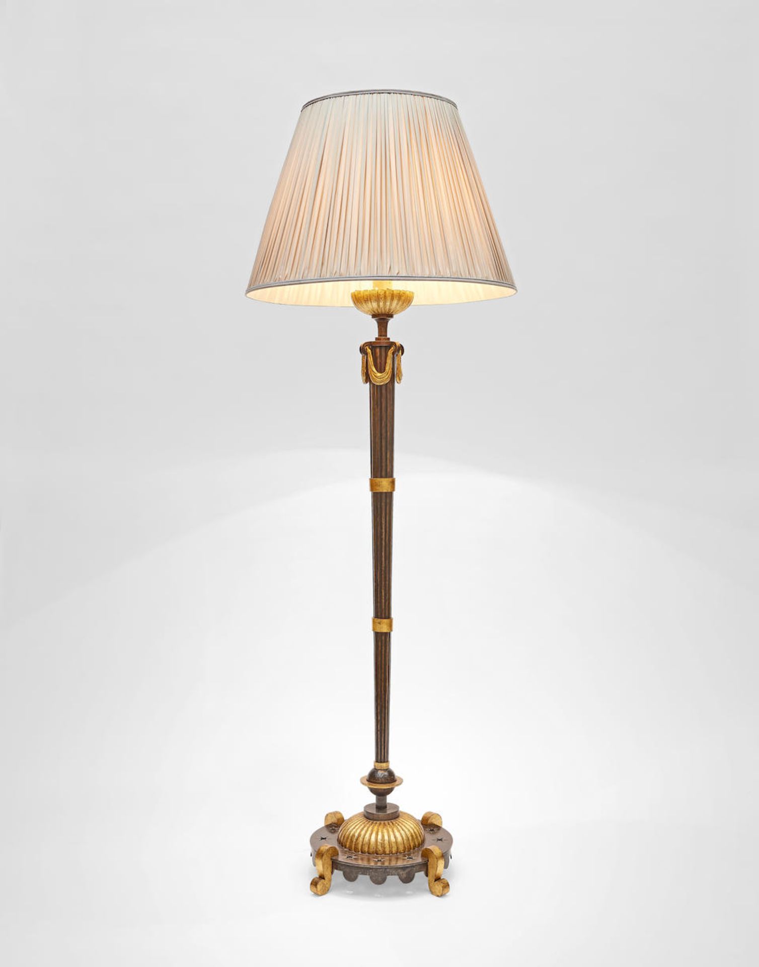Gilbert Poillerat Standard lamp, circa 1946