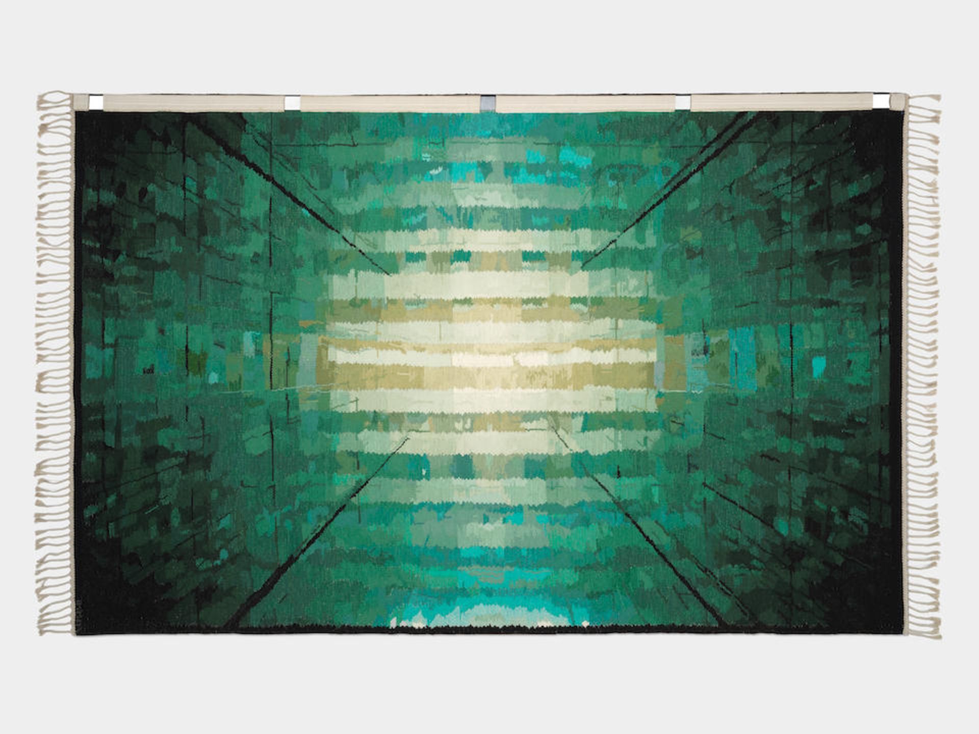 Olafur Eliasson 'The Green Glass Carpet', produced for 'The Textile Art of the Year for Mär... - Image 2 of 2