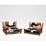 Berthold Lubetkin and Margaret Lubetkin Pair of rare armchairs, designed for the Penthouse flat,...