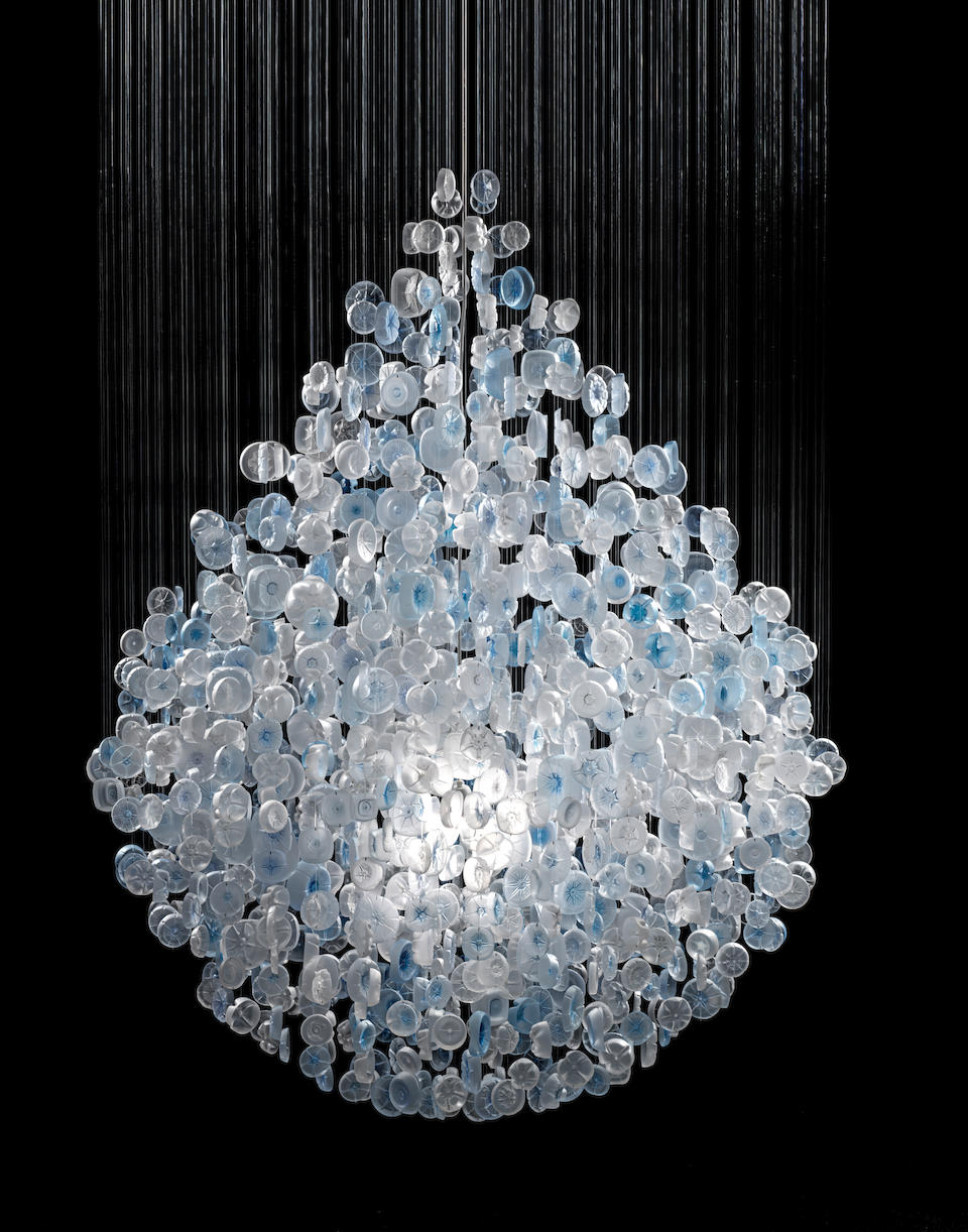 Stuart Haygarth 'Drop' chandelier, 2011