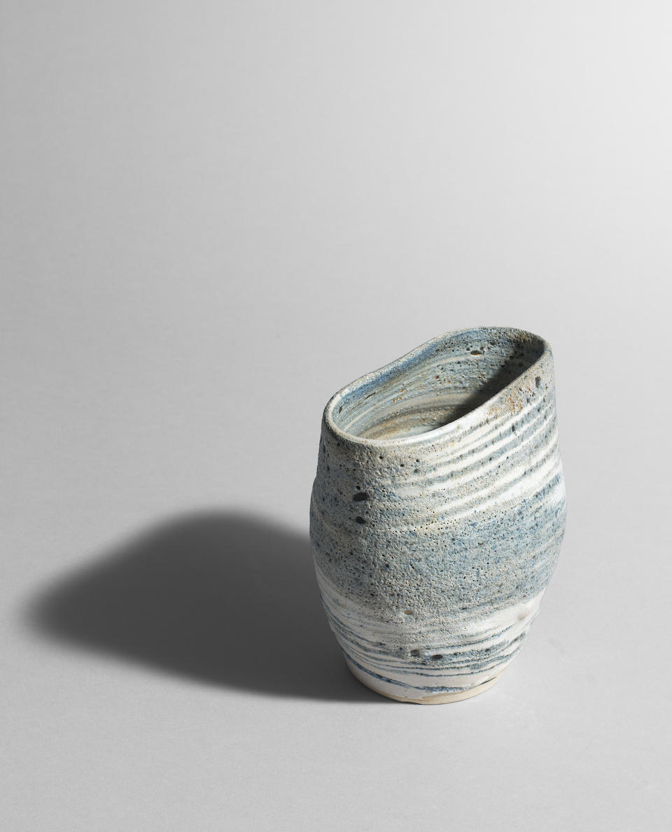 Lucie Rie Oval vase, circa 1976 - Image 2 of 3