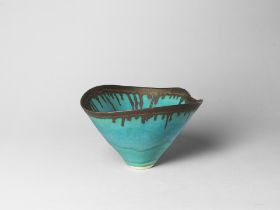 Lucie Rie Conical bowl, circa 1985