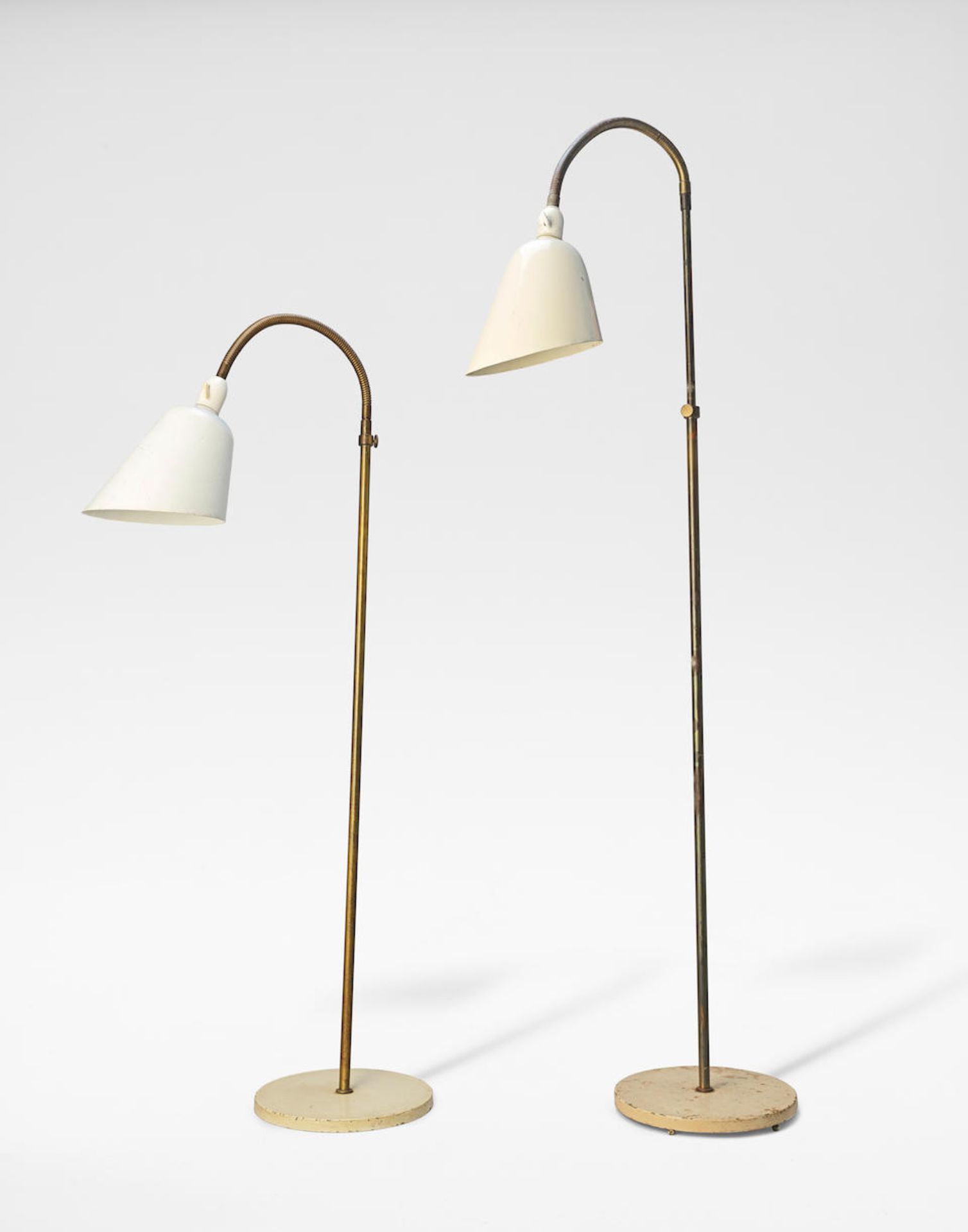 Arne Jacobsen Pair of standard adjustable lamps, designed 1929