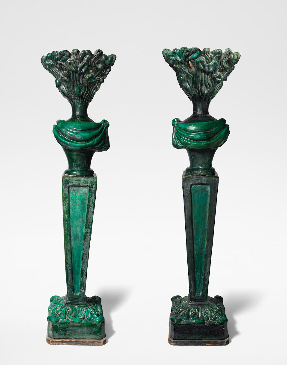 Georges Jouve Important and unique pair of Caryatides, from L'institut Harriet Hubbard Ayer et A... - Image 3 of 3