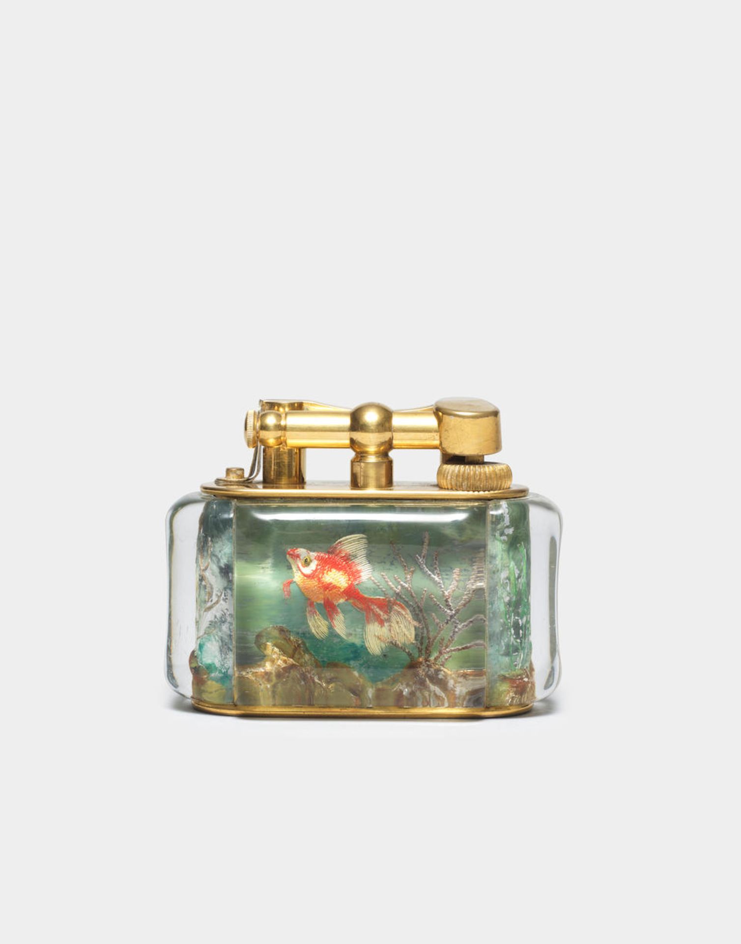 Alfred Dunhill 'Aquarium' lighter, 1949-1959 - Image 2 of 2