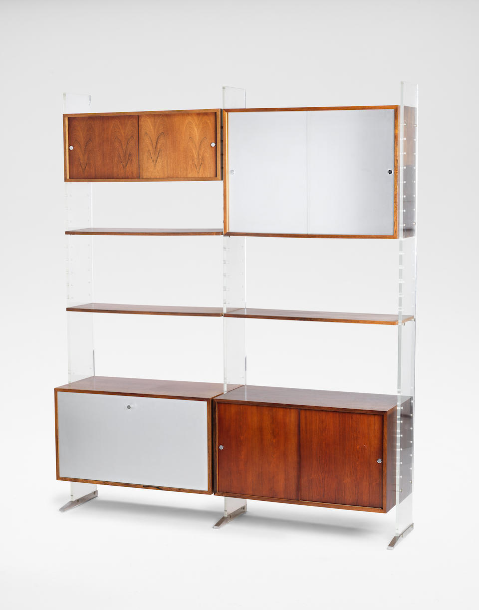 Poul Nørreklit Free-standing shelving unit, designed 1968