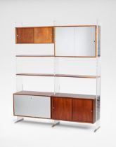 Poul Nørreklit Free-standing shelving unit, designed 1968