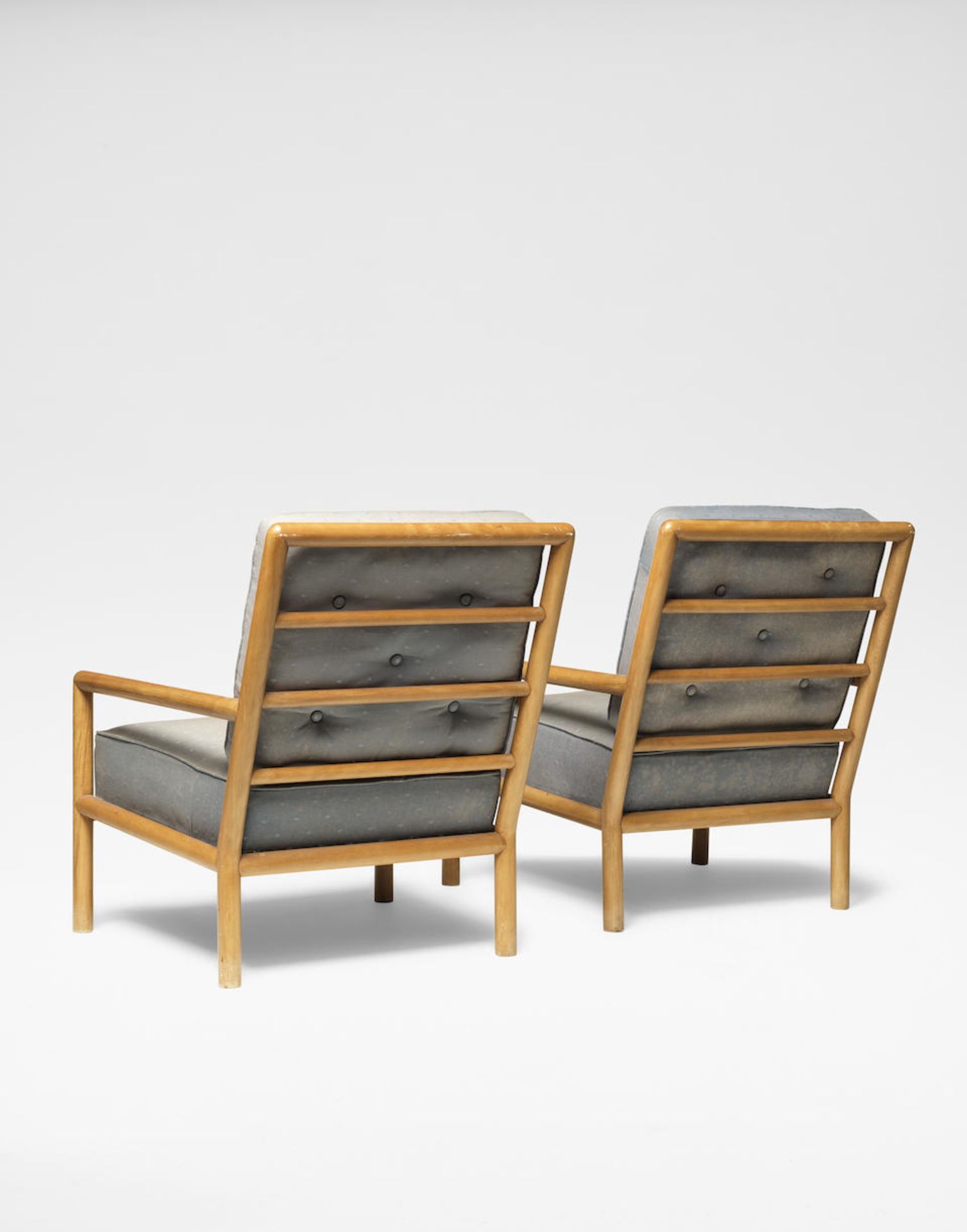 T.H. Robsjohn-Gibbings Pair of armchairs, 1950 - Image 2 of 2