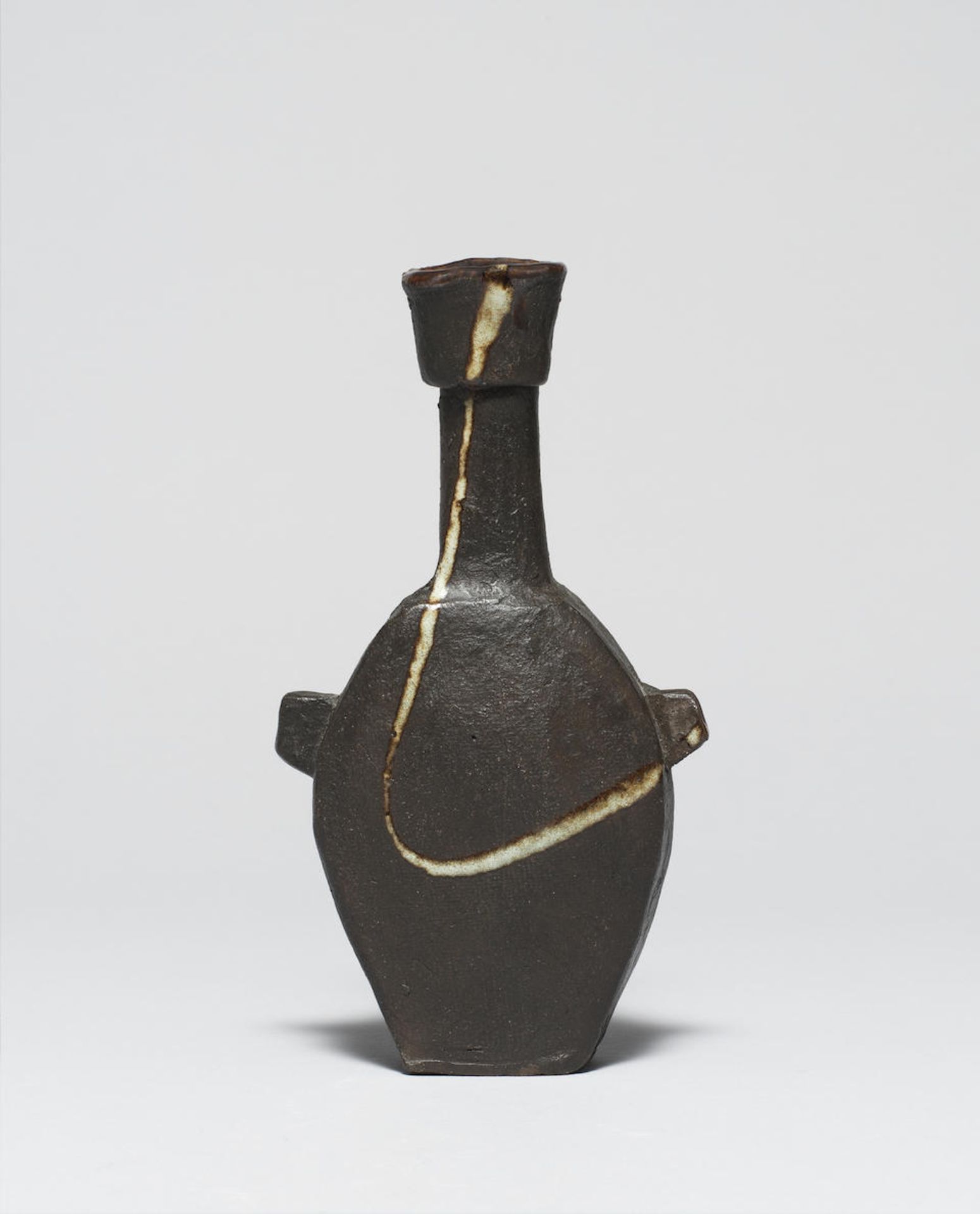 Janet Leach Vase with lugs - Image 3 of 3