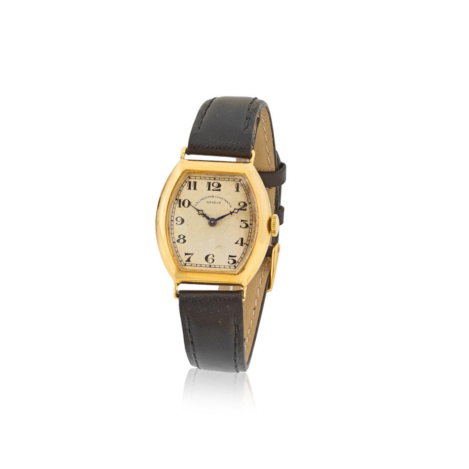 Vacheron & Constantin. An 18K gold manual wind wristwatch Vacheron & Constantin. Montre bracelet...