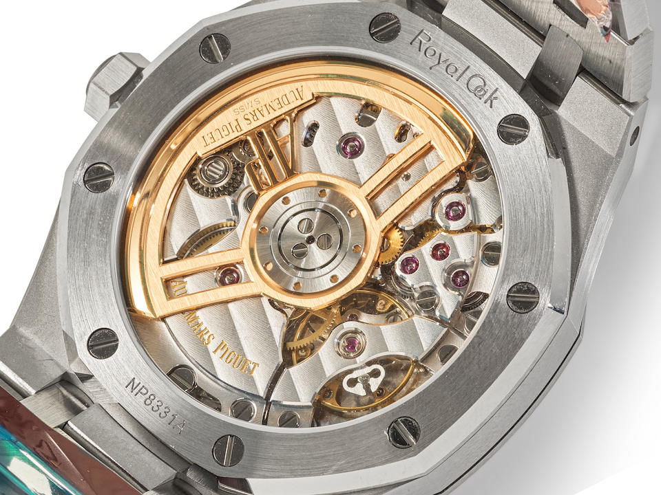 Audemars Piguet. A very fine stainless steel automatic calendar bracelet watch Audemars Piguet. ... - Image 2 of 3